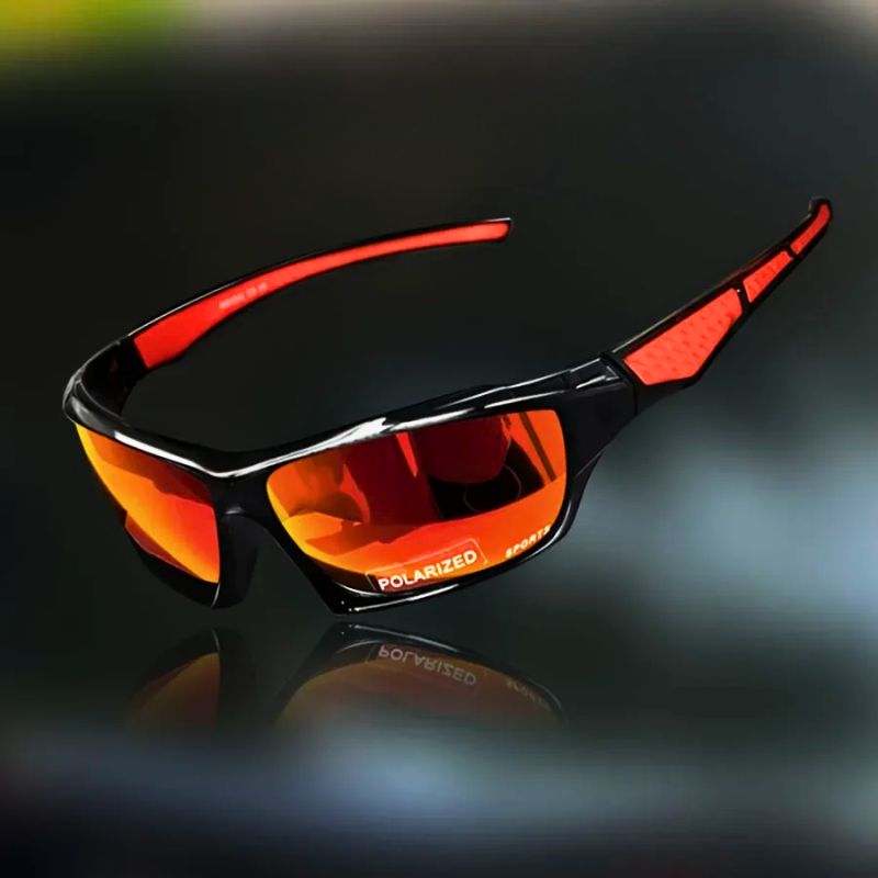 Polarised Shield Sunglasses in Streamlined Frame with UV Protection for All-Day Wear | Koossa