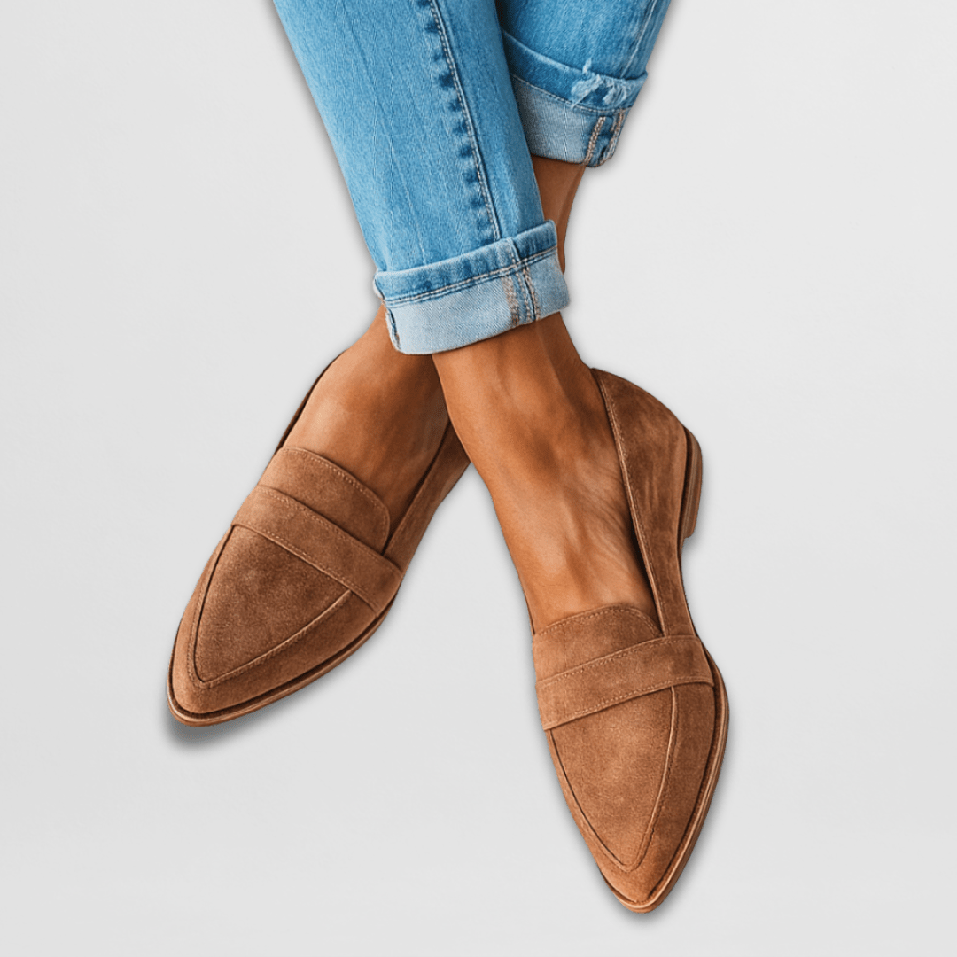 Suede Pointed Loafers in Classic Tones for Refined Everyday Elegance | Koossa