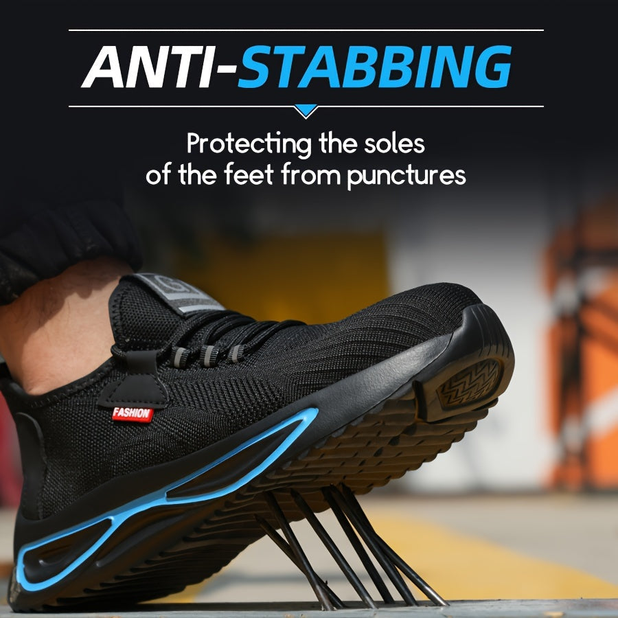 Men's Steel Toe Safety Work Shoes — Lightweight Protective Footwear for Construction & Outdoor Work | Koossa