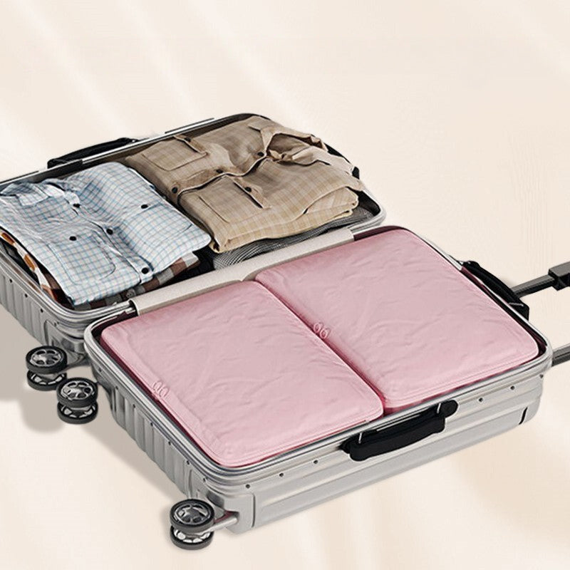 Under Bed Storage Bag with Handles, Nylon Fabric Organizer for Closet, Comforters, Blankets, Seasonal Clothing, Gray Beige Pink | Lonoma