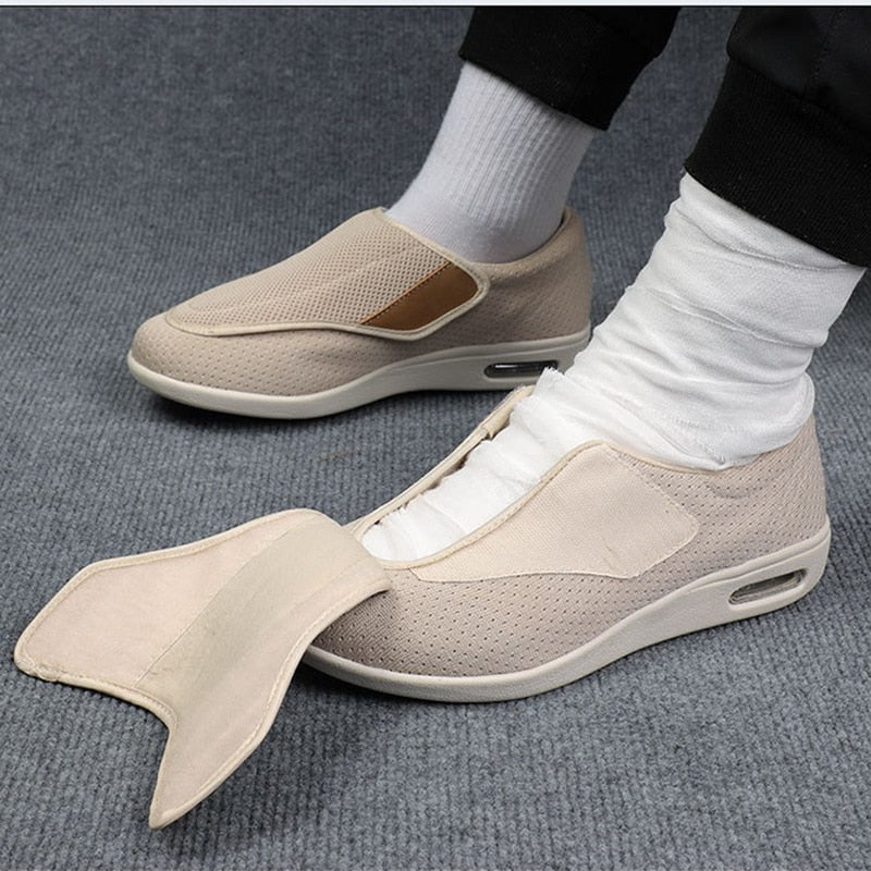 Women's Wide-Fit Comfort Shoes in Grey, Beige & Black — Cushioned Walking Shoes for Sensitive Feet & All-Day Wear | Koossa
