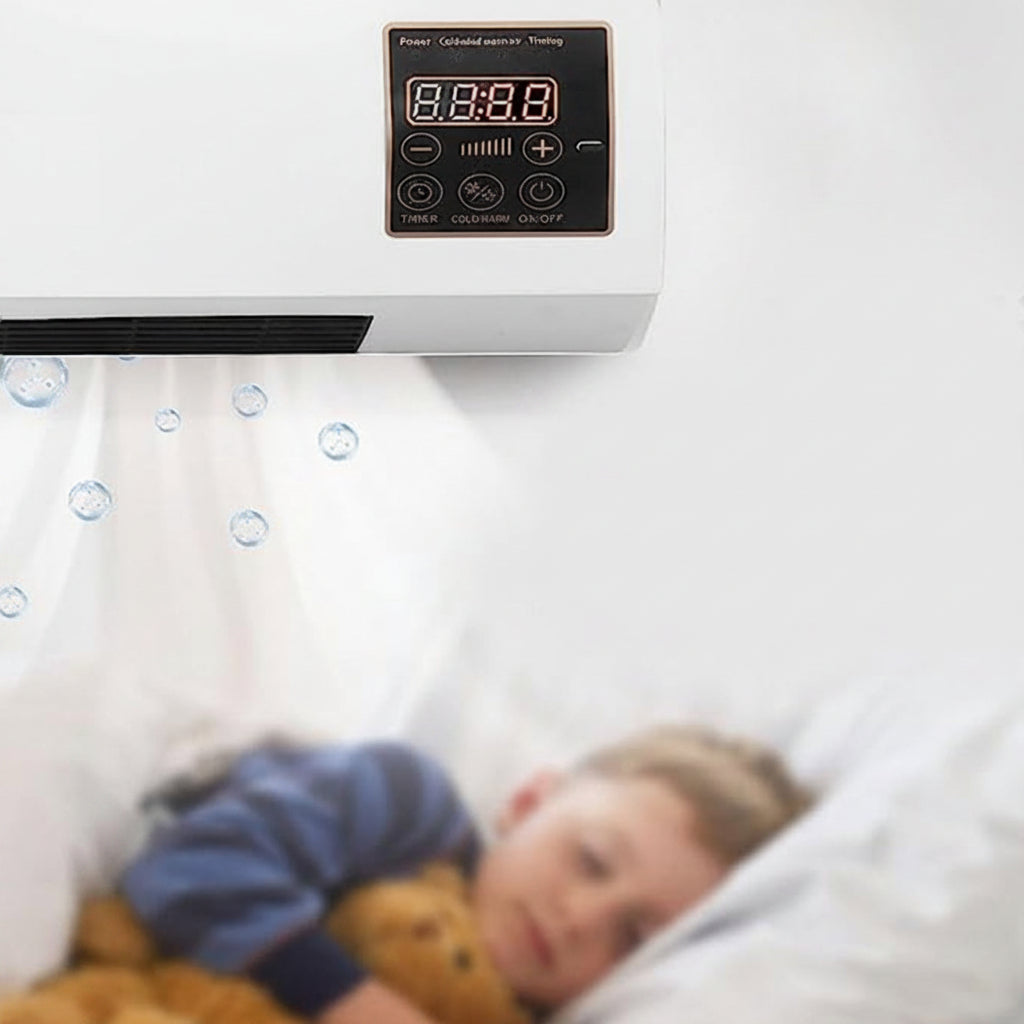 Climatiseur mural 4 en 1 sans unité extérieure pour chambre mansardée avec chauffage ventilation et déshumidification | Koossa