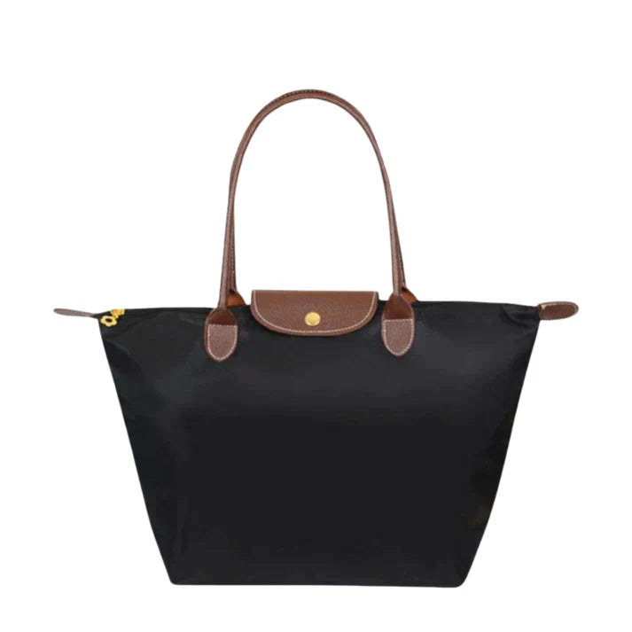 Women's Structured Handbag with Gold-Tone Accents — Elegant Day-to-Evening Bag for Work & Special Occasions | Koossa