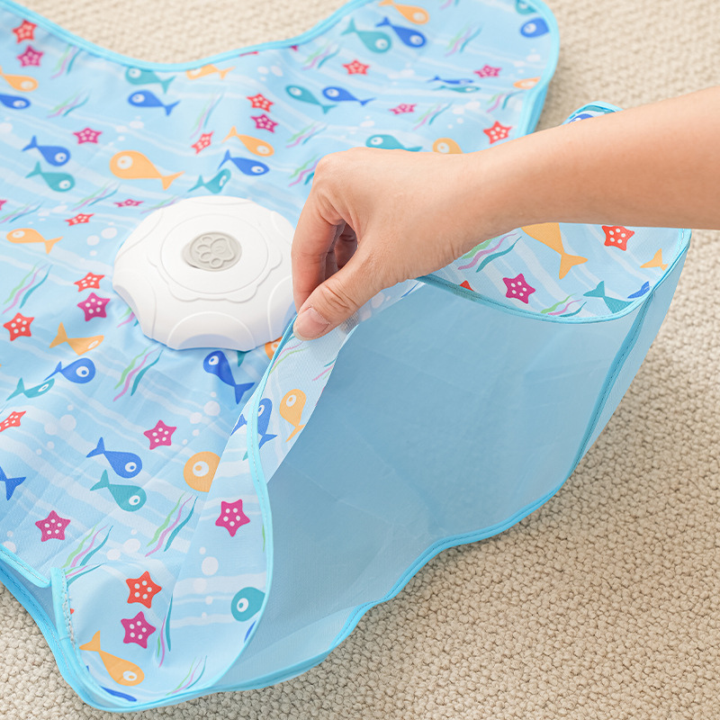 Cat Interactive Spinning Toy Electric 65cm Starfish Mat 11.7cm Motor Base USB Rechargeable Feather Chase Indoor | Koossa