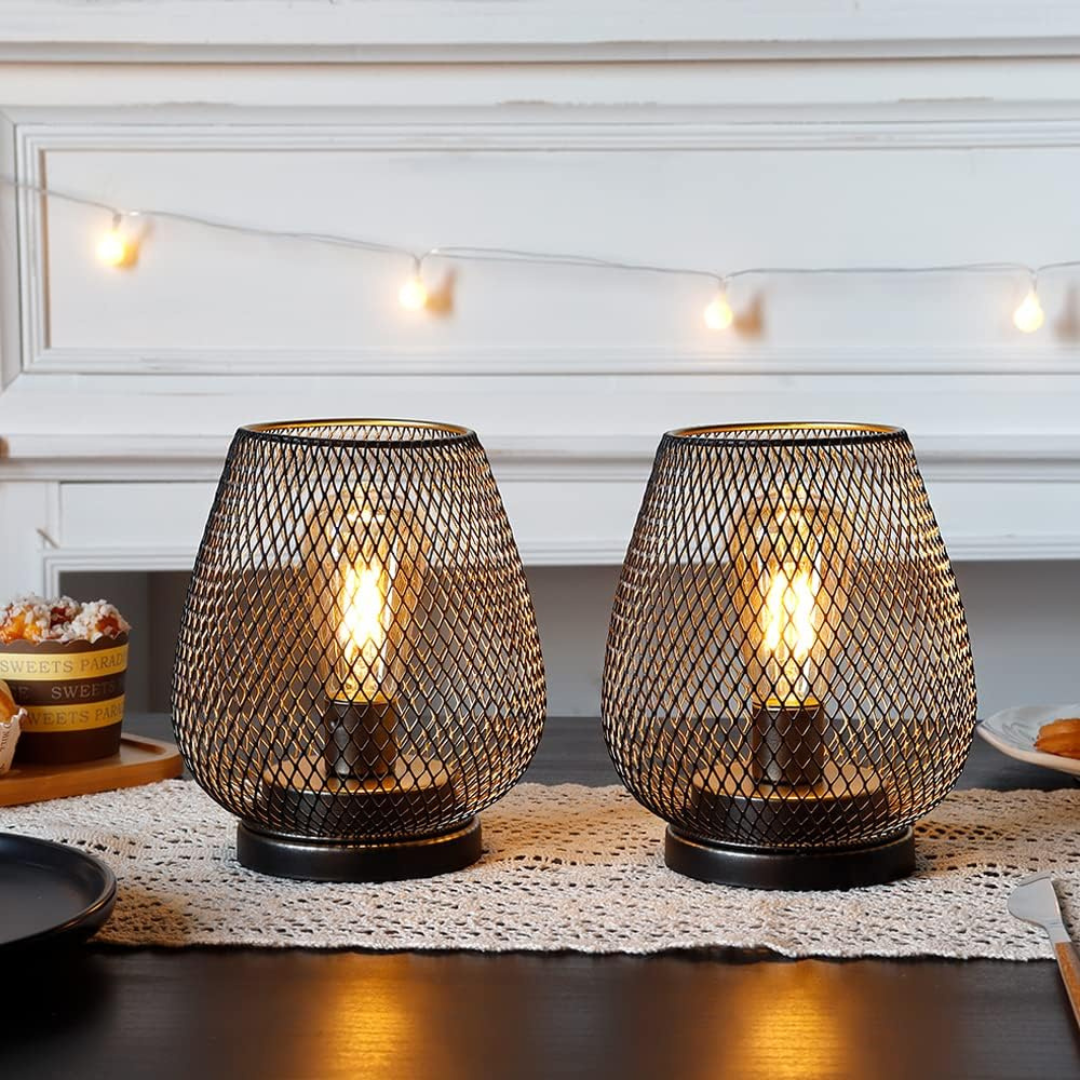Lampe nomade LED rechargeable métal finition dorée lumière chaleureuse intérieur extérieur terrasse jardin | Koossa