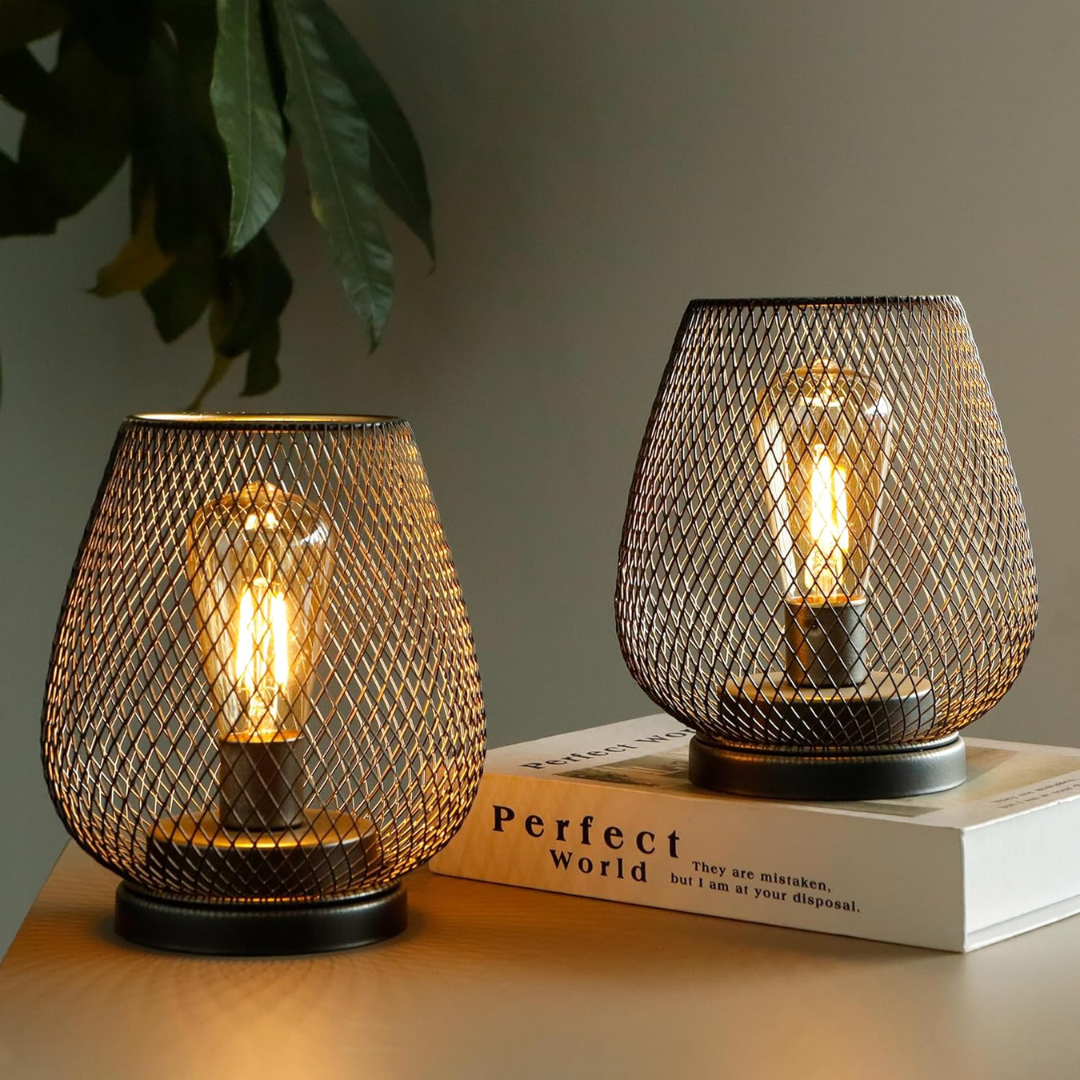 Lampe nomade LED rechargeable métal finition dorée lumière chaleureuse intérieur extérieur terrasse jardin | Koossa