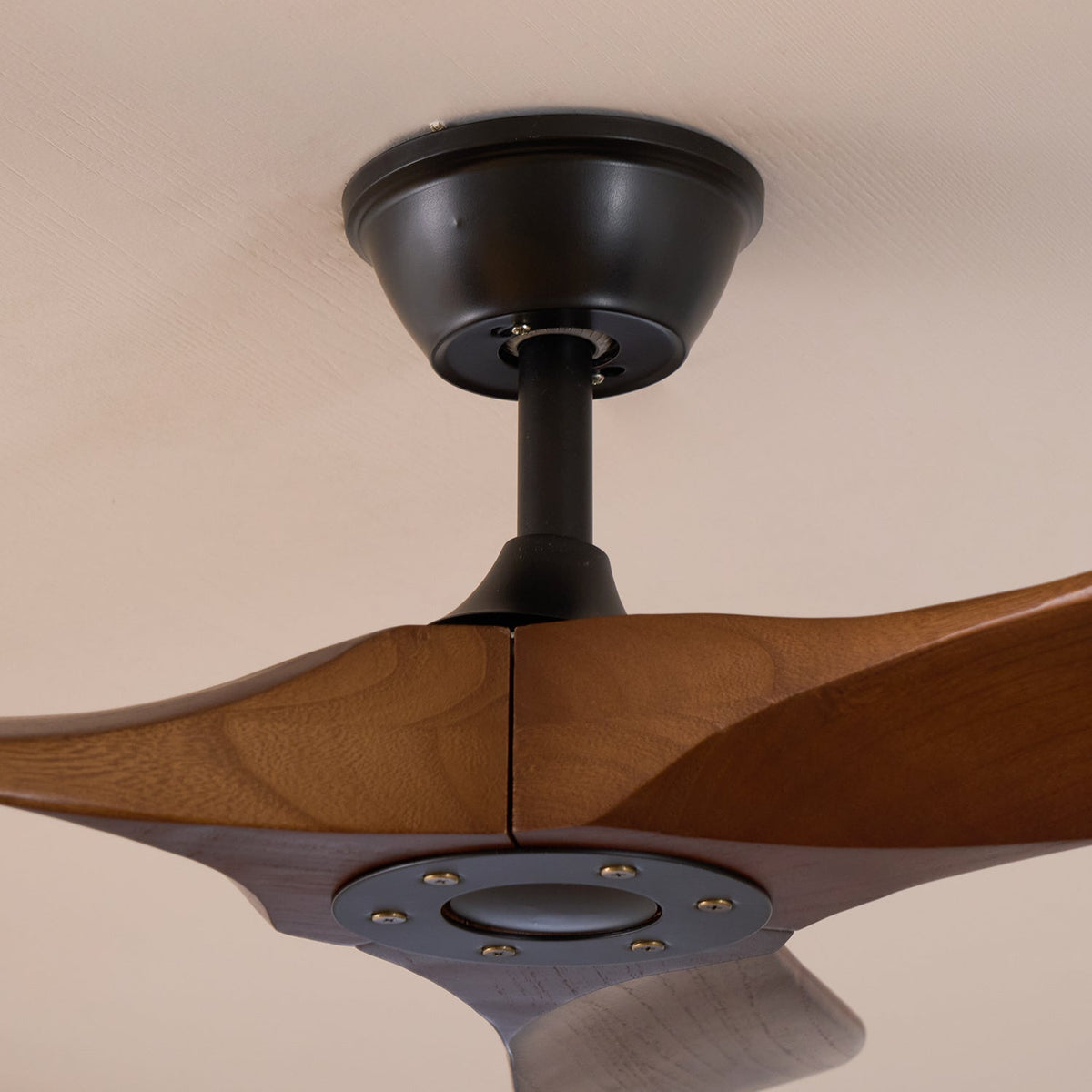 Wood Ceiling Fan with LED Light 42 inch 52 inch Black Walnut Reversible 6 Speed Indoor | Lonoma