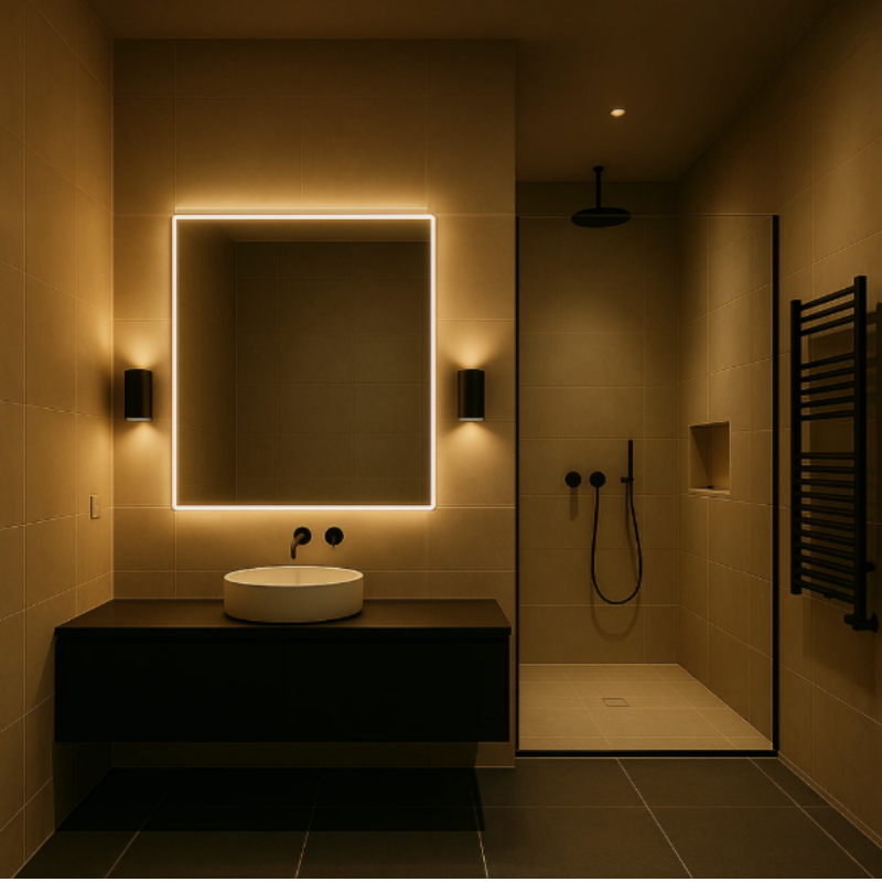 Applique murale sur prise LED à détecteur crépusculaire blanc chaud dimable chambre couloir salle de bain | Koossa