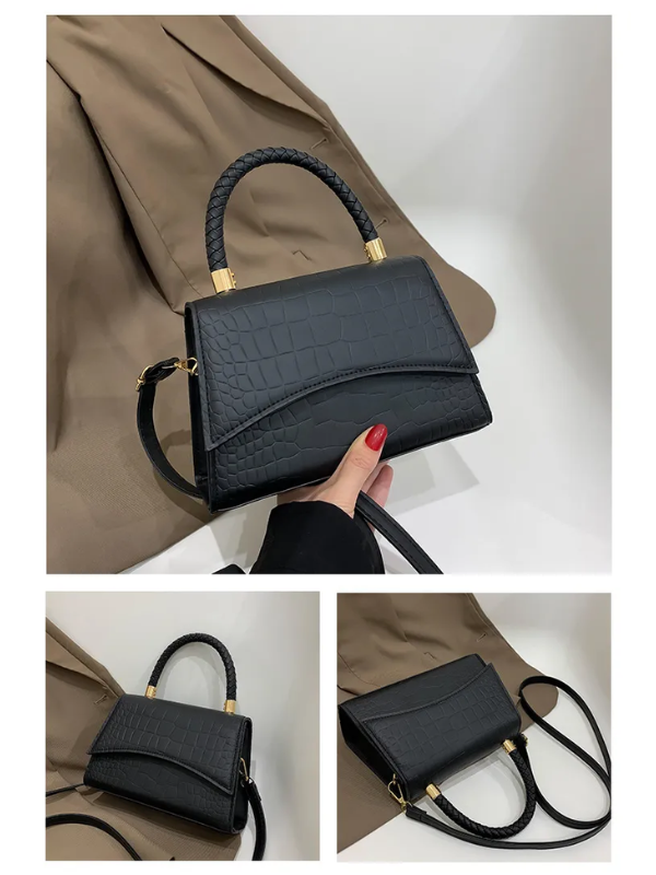 Women's Top Handle Handbag with Detachable Crossbody Strap — Classic Everyday Bag for Work & Leisure | Koossa