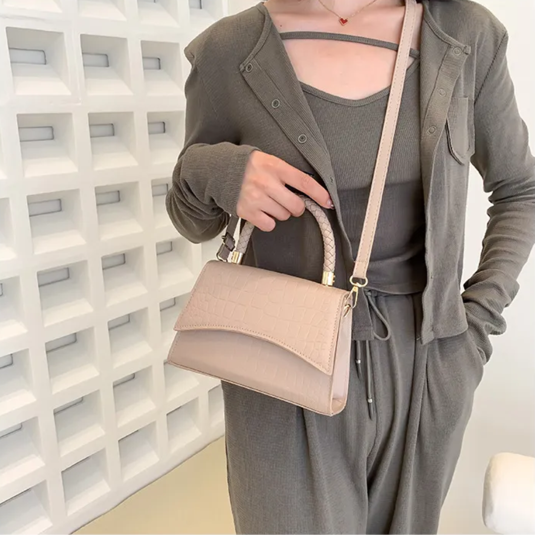 Women's Top Handle Handbag with Detachable Crossbody Strap — Classic Everyday Bag for Work & Leisure | Koossa