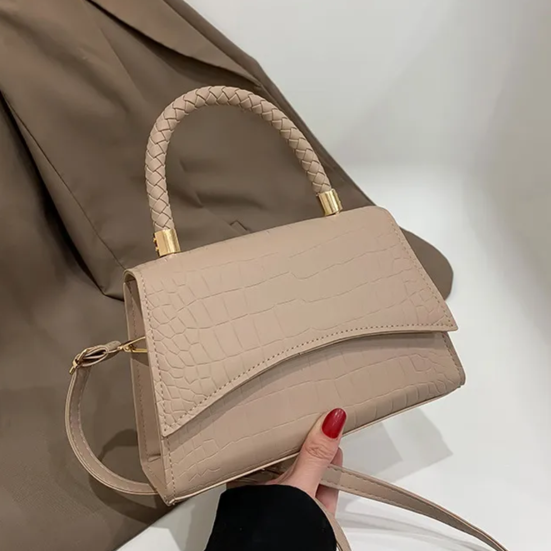 Women's Top Handle Handbag with Detachable Crossbody Strap — Classic Everyday Bag for Work & Leisure | Koossa