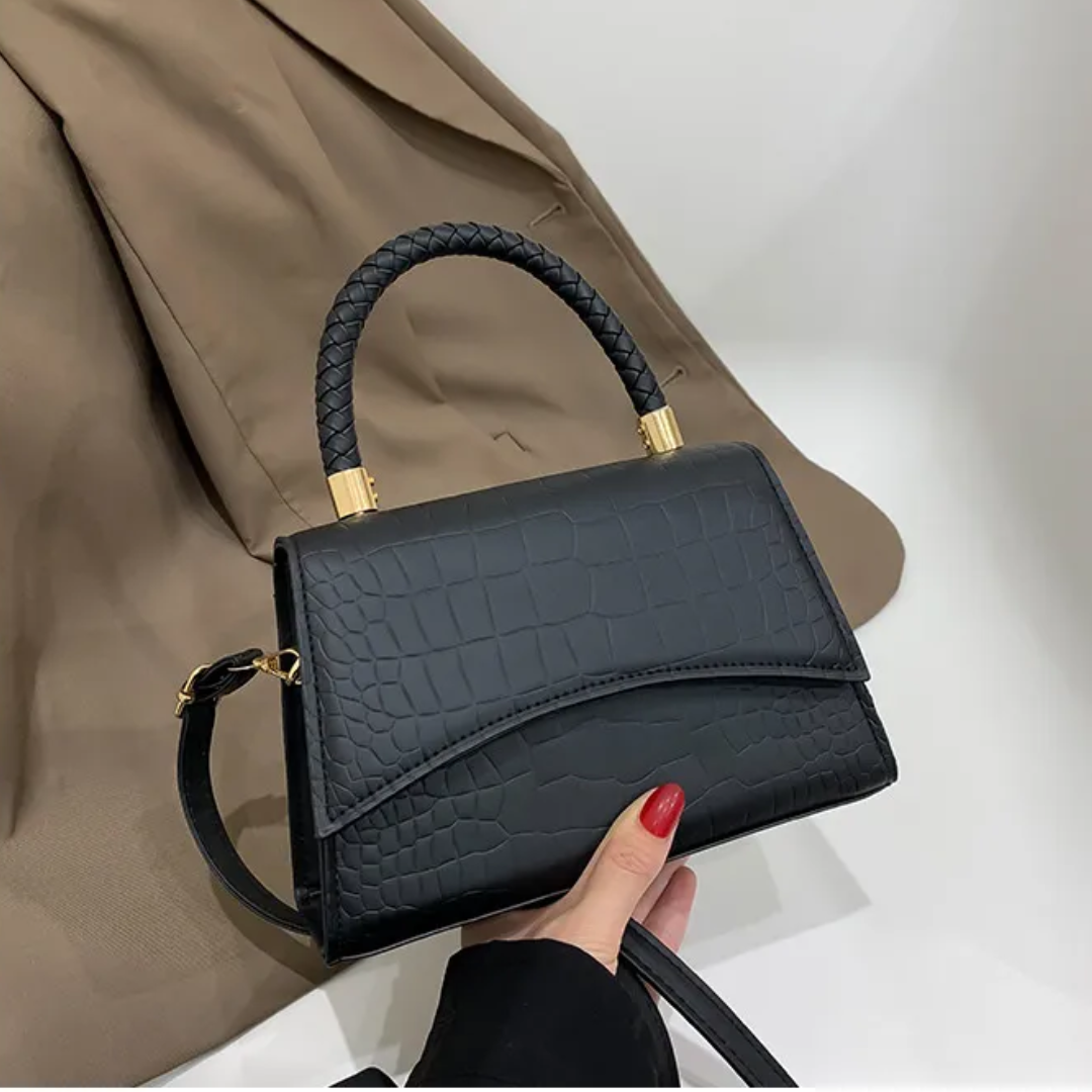 Women's Top Handle Handbag with Detachable Crossbody Strap — Classic Everyday Bag for Work & Leisure | Koossa
