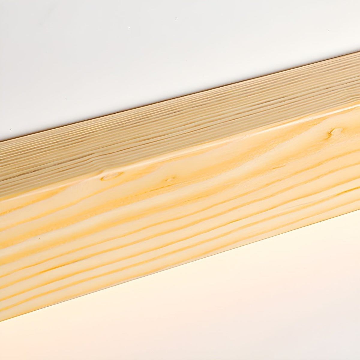 Linear Wood Wall Light LED Modern Minimalist Sconce Pine Walnut Frame Hallway Bathroom Bedroom Vanity Mirror Lighting Fixture Warm Cool | Lonoma
