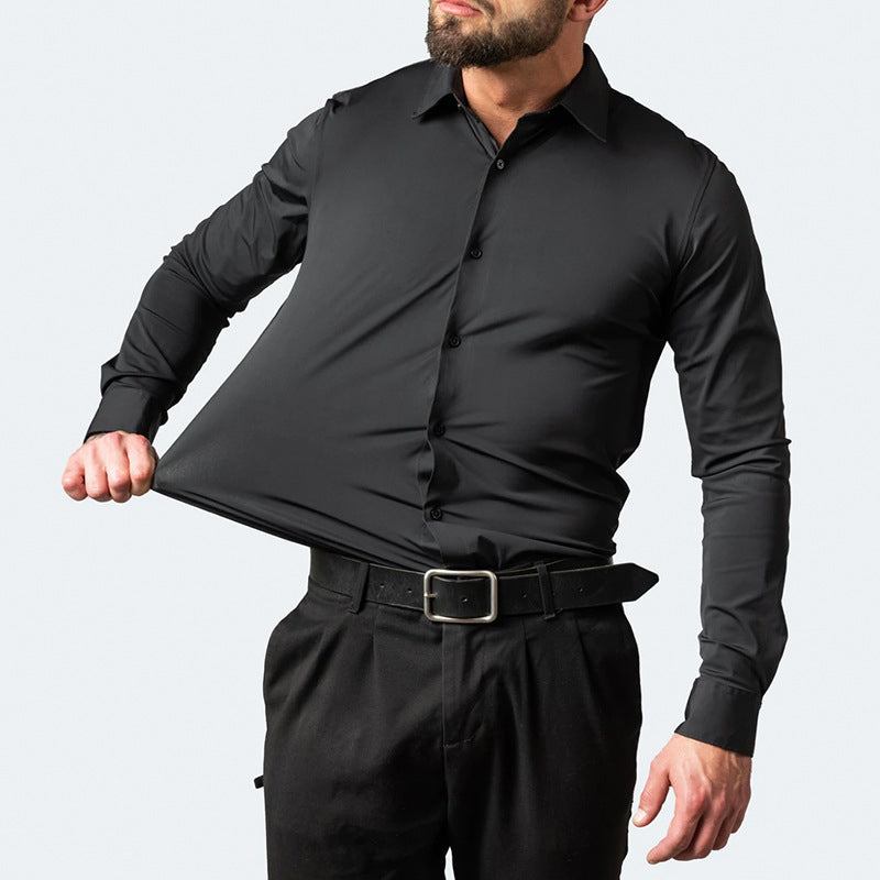 Men's Non-Iron Stretch Shirt — Classic Business Shirt for the Office & Smart Occasions | Koossa