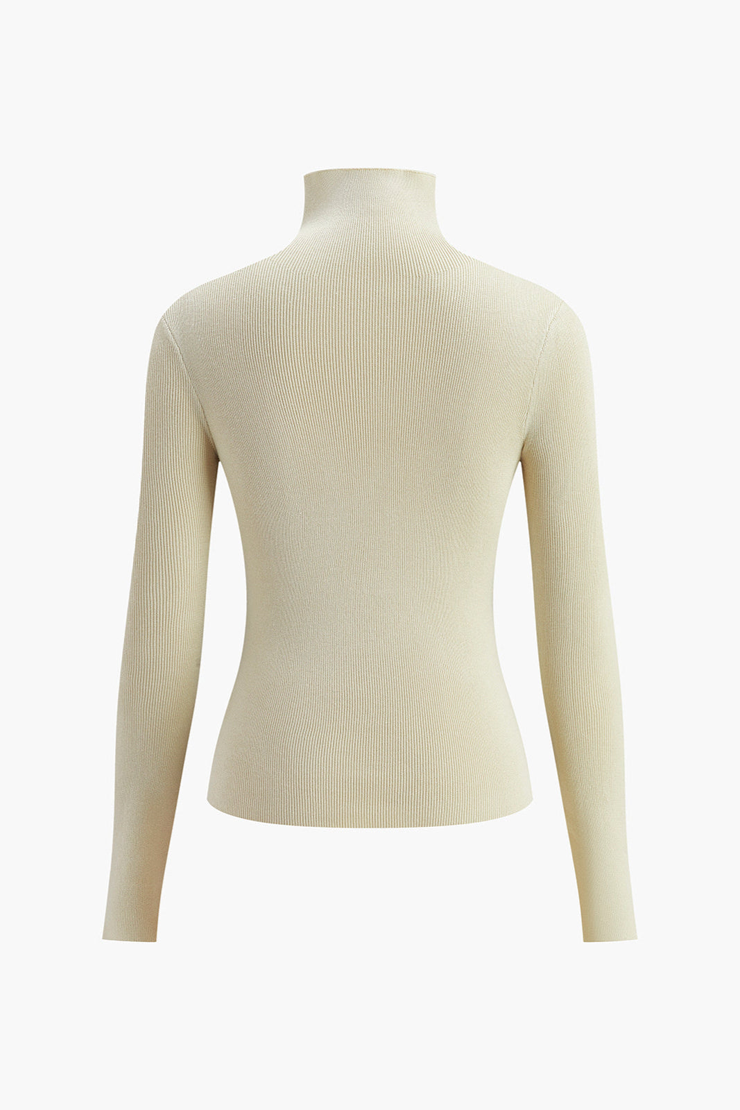Reversible Two-Tone Knitted Jumper in Soft Double-Sided Cotton | Elegant Long Sleeve Knitwear for Autumn Winter | Koossa