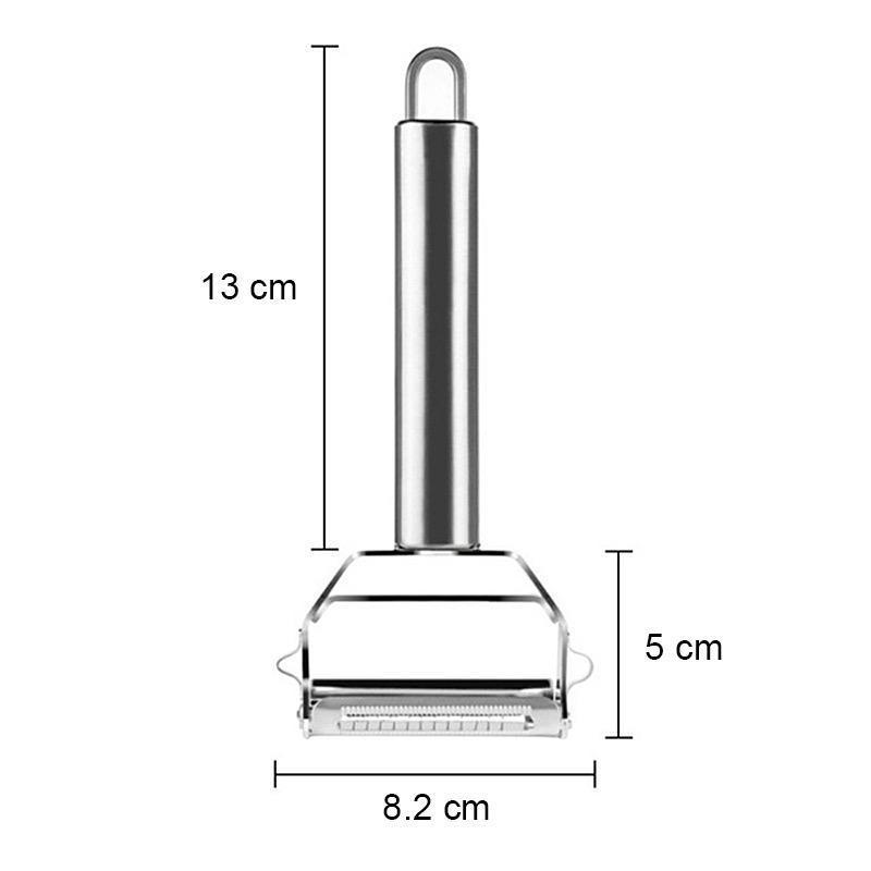 Éplucheur professionnel inox double lame pour légumes julienne cuisine rapide saine créative fait maison | Koossa