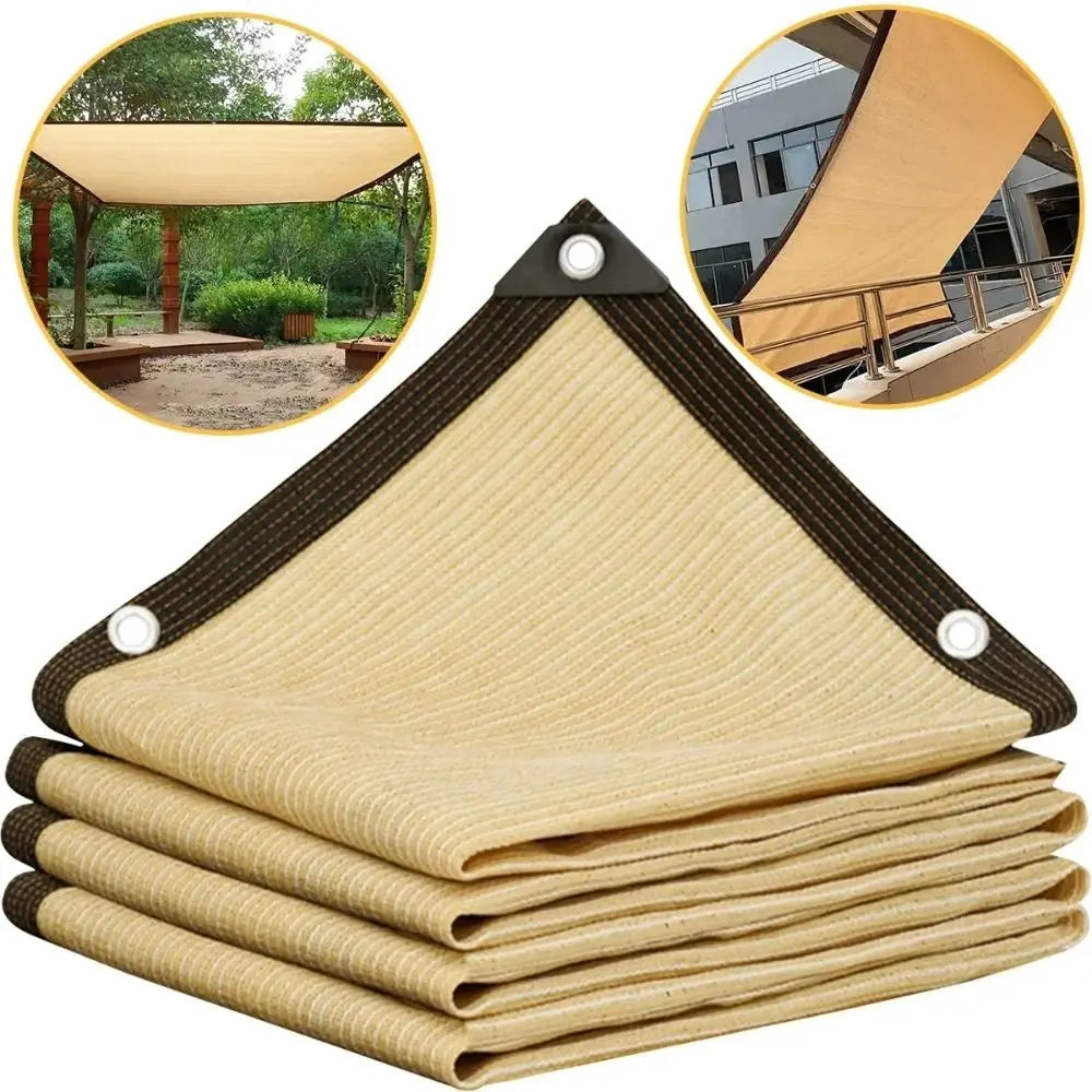 Voile d'ombrage rectangulaire HDPE perméable à l'air protection UV 90 % pour terrasse jardin balcon extérieur | Koossa