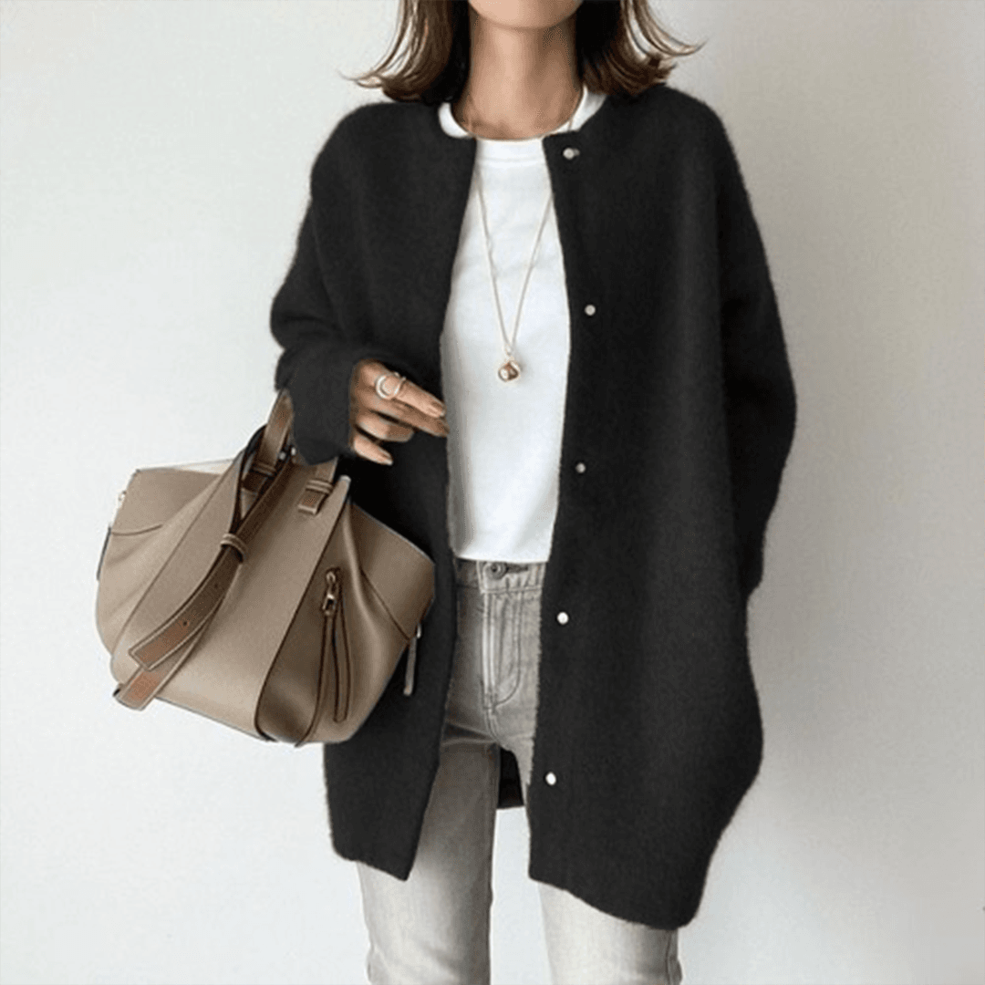 Women's Classic V-Neck Knitted Vest — Elegant Sleeveless Layering Piece for Office & Weekend Wear | Koossa