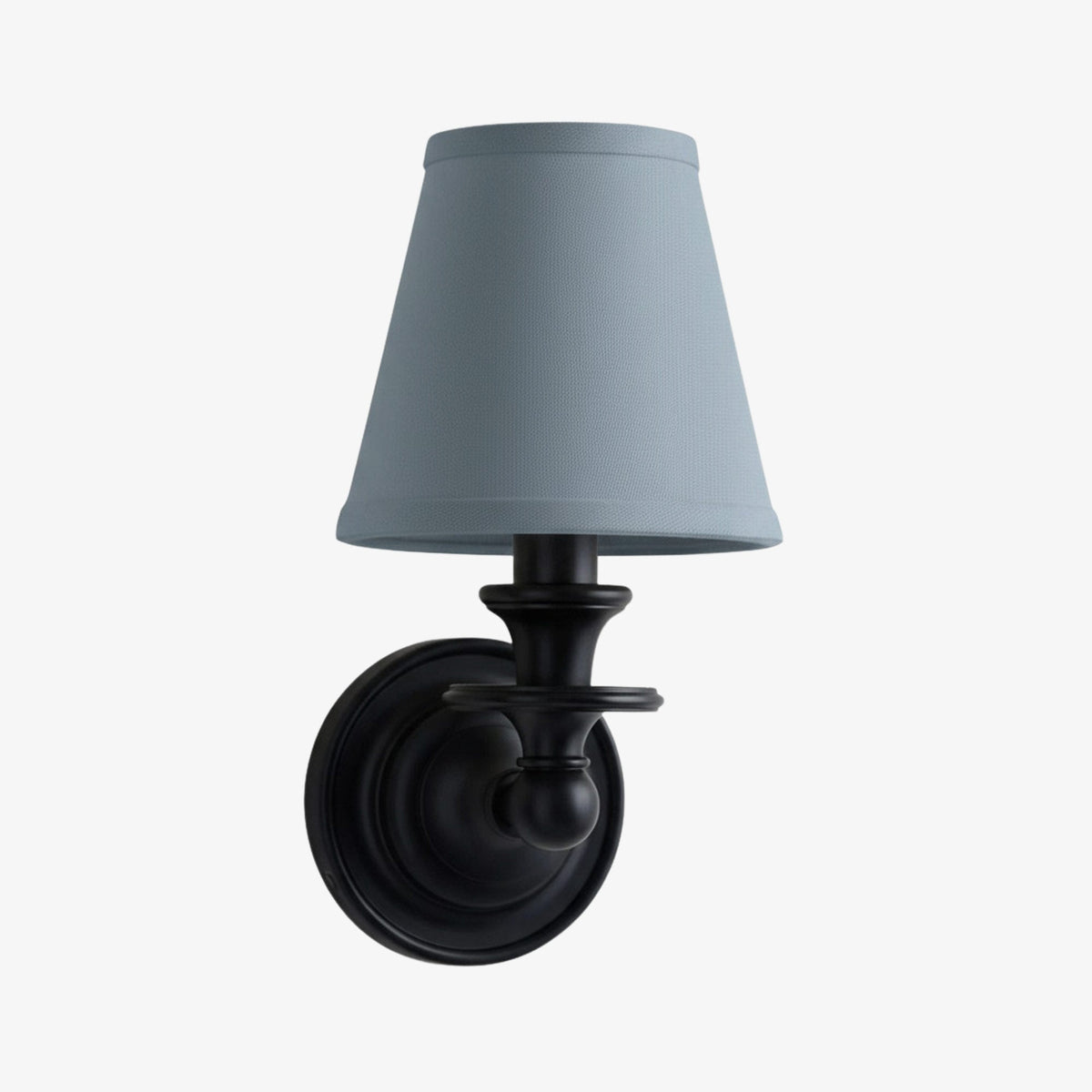 Adjustable Reading Wall Sconce with Fabric Shade & Gooseneck Arm – Wrought Iron Light for Bedroom, Living Room & Hallway | Lonoma