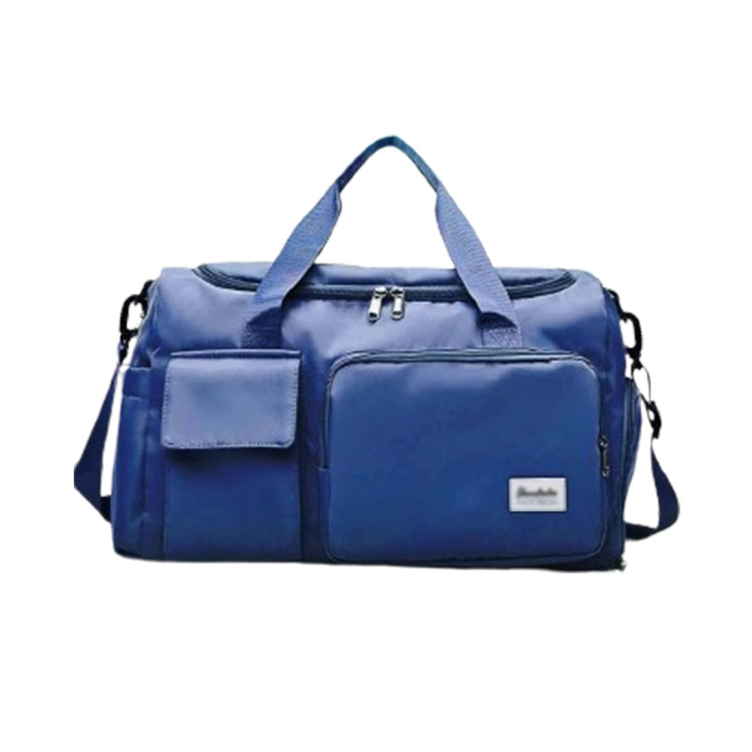 Sports Duffle Weekend Bag with Separate Shoe Compartment — Multi-Pocket Travel Holdall for Gym & Leisure | Koossa