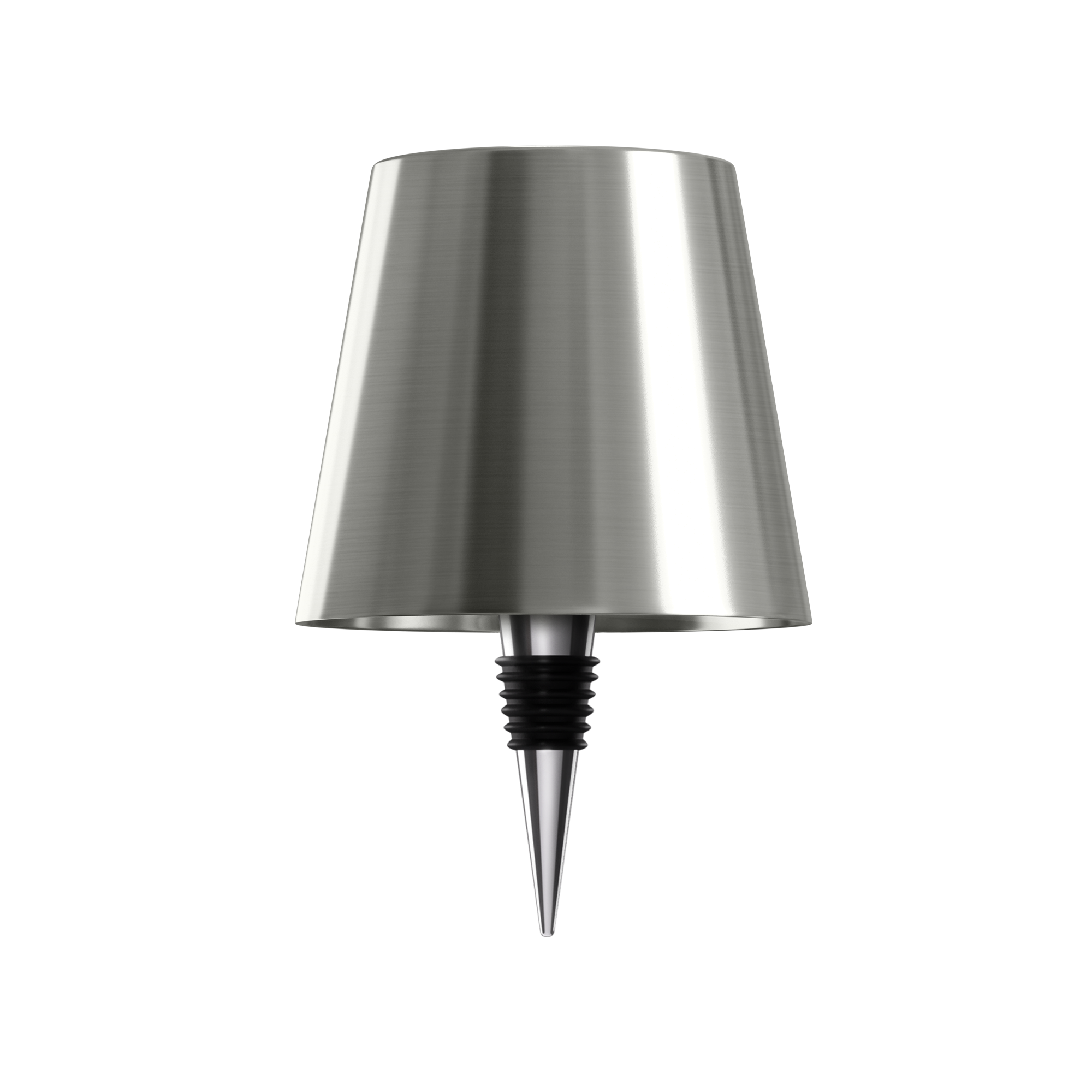 Lampe bouteille sans fil rechargeable LED noir 3000K USB-C pour décoration de table bar restaurant ambiance | Koossa