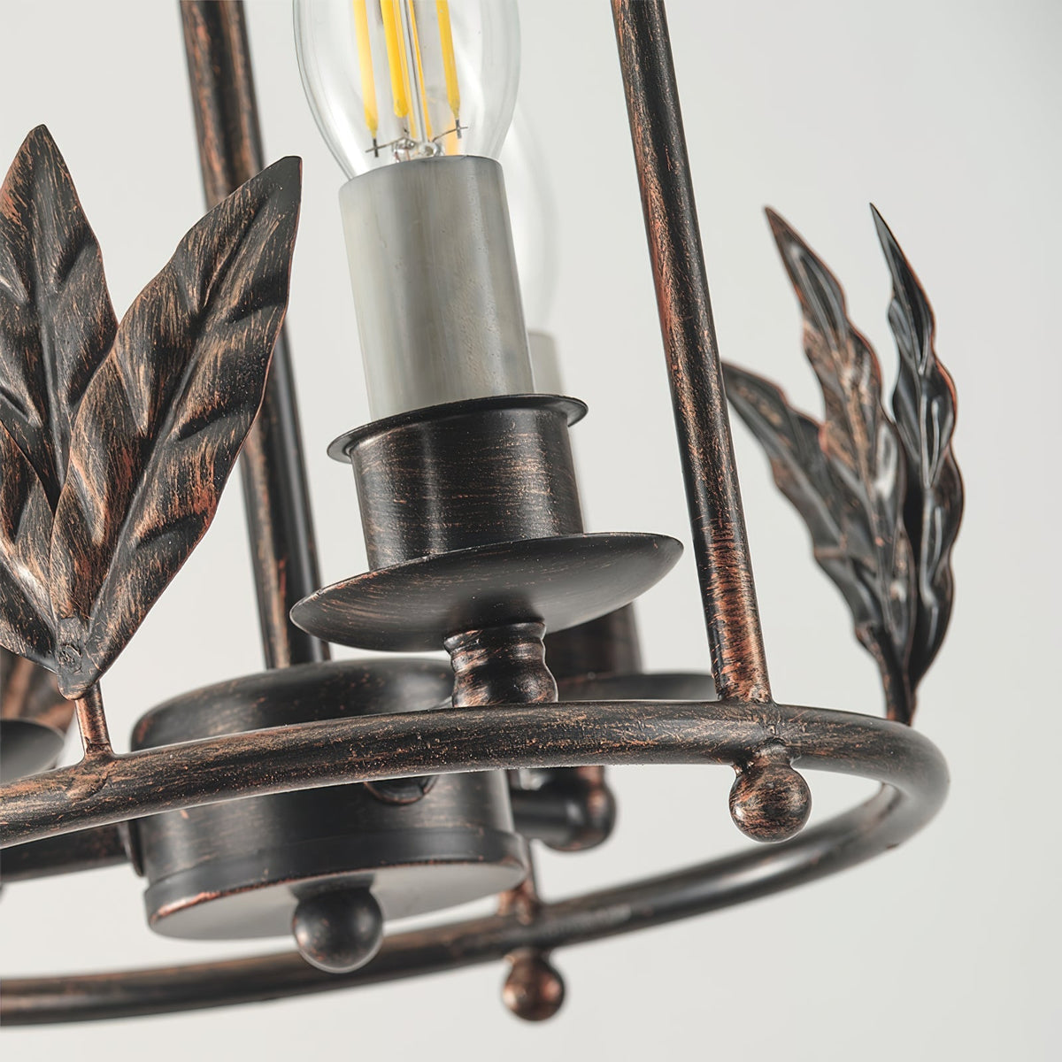 Metal Lantern Pendant Light 10 in Bird Motif Hanging Fixture, Vintage Chain Ceiling Light for Dining Room, Entryway, Hallway, Kitchen Island | Lonoma