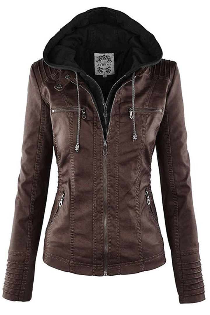 Women's Hooded Zip Winter Coat — Tailored Outerwear for Cold Weather Dressing & Urban Layering | Koossa