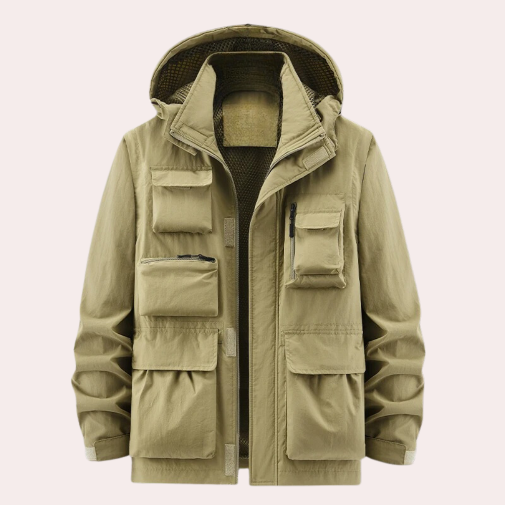 Men's Waterproof Parka Coat — Warm Winter Jacket with Regular Fit for Cold Weather & Outdoor Adventures | Koossa
