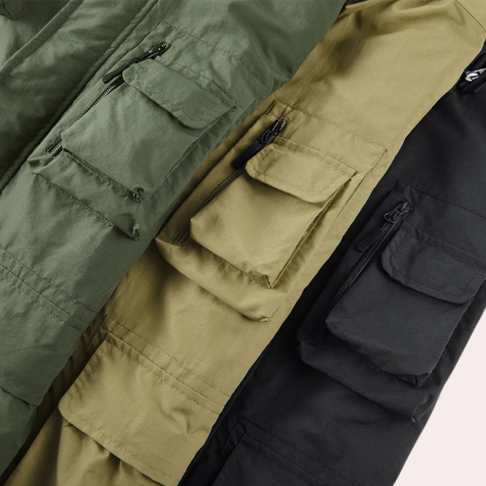 Men's Waterproof Parka Coat — Warm Winter Jacket with Regular Fit for Cold Weather & Outdoor Adventures | Koossa
