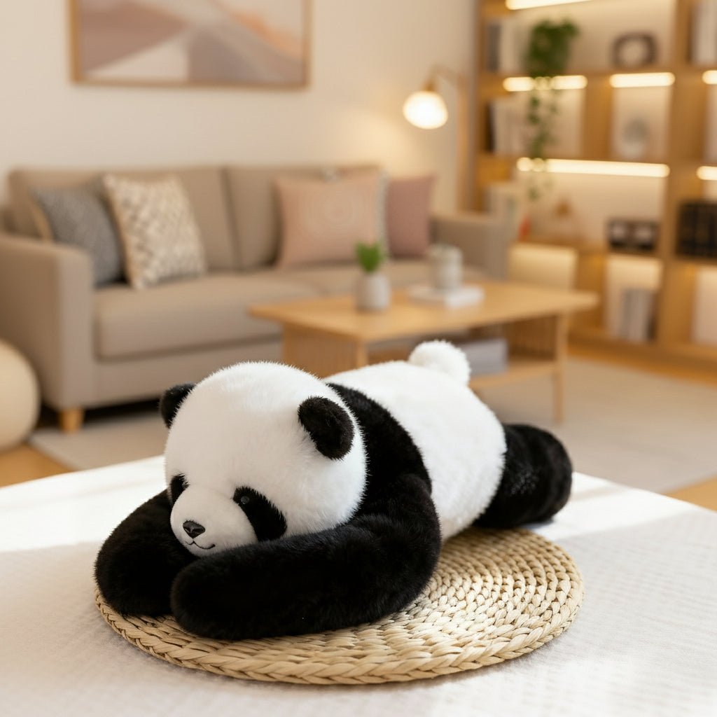 Coussin Câlin Apaisant en Fausse Fourrure Ultra Douce avec Bras Longs pour Relaxation et Repos au Quotidien | Koossa