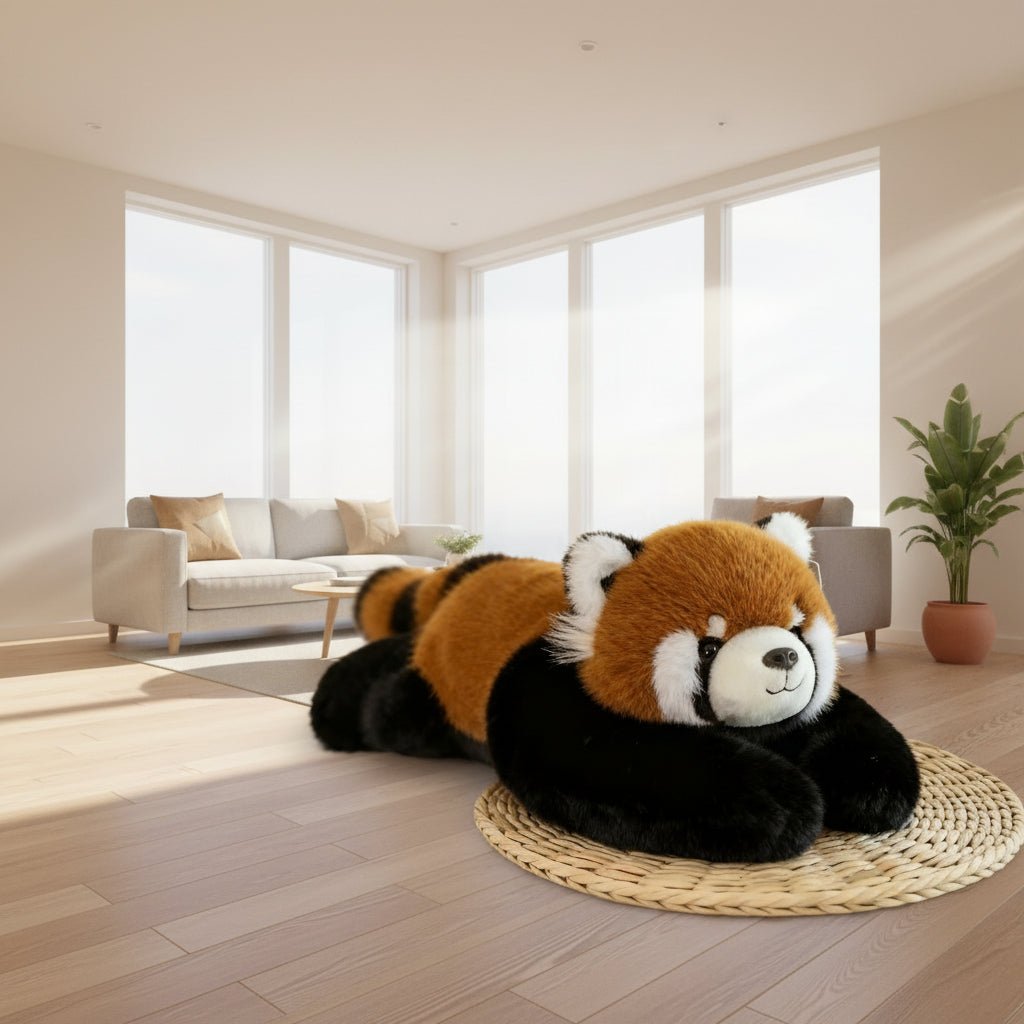 Coussin Câlin Apaisant en Fausse Fourrure Ultra Douce avec Bras Longs pour Relaxation et Repos au Quotidien | Koossa
