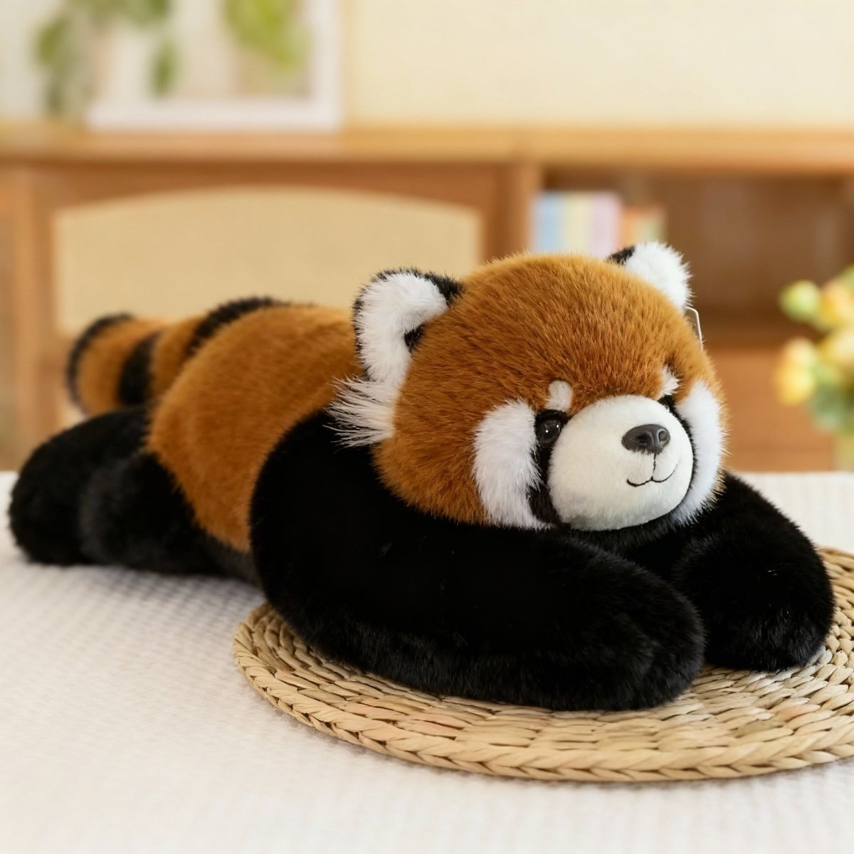 Coussin Câlin Apaisant en Fausse Fourrure Ultra Douce avec Bras Longs pour Relaxation et Repos au Quotidien | Koossa