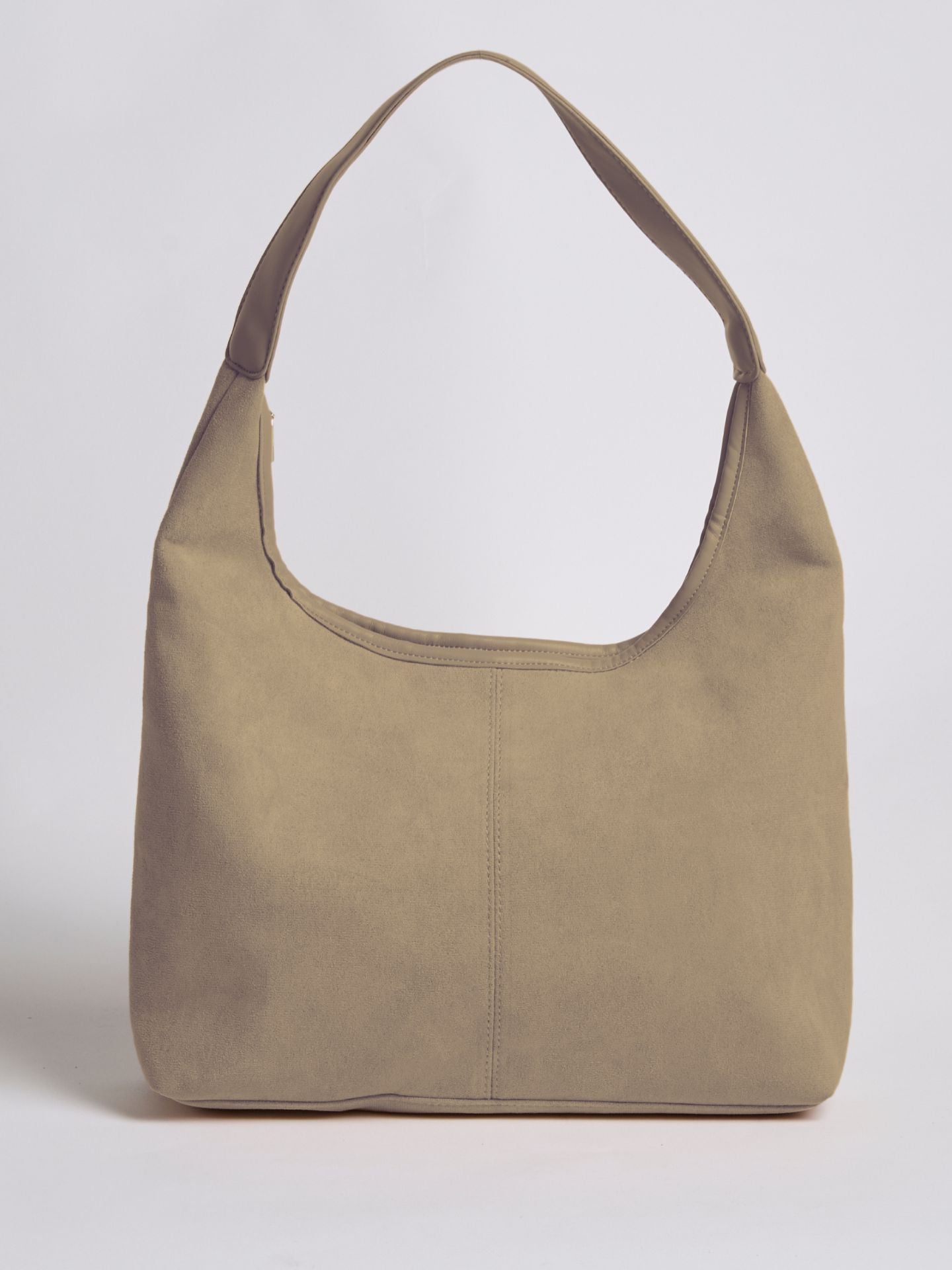 Slouchy Suede-Effect Hobo Bag with Single Shoulder Strap for Everyday Elegance and Effortless Winter Style | Koossa
