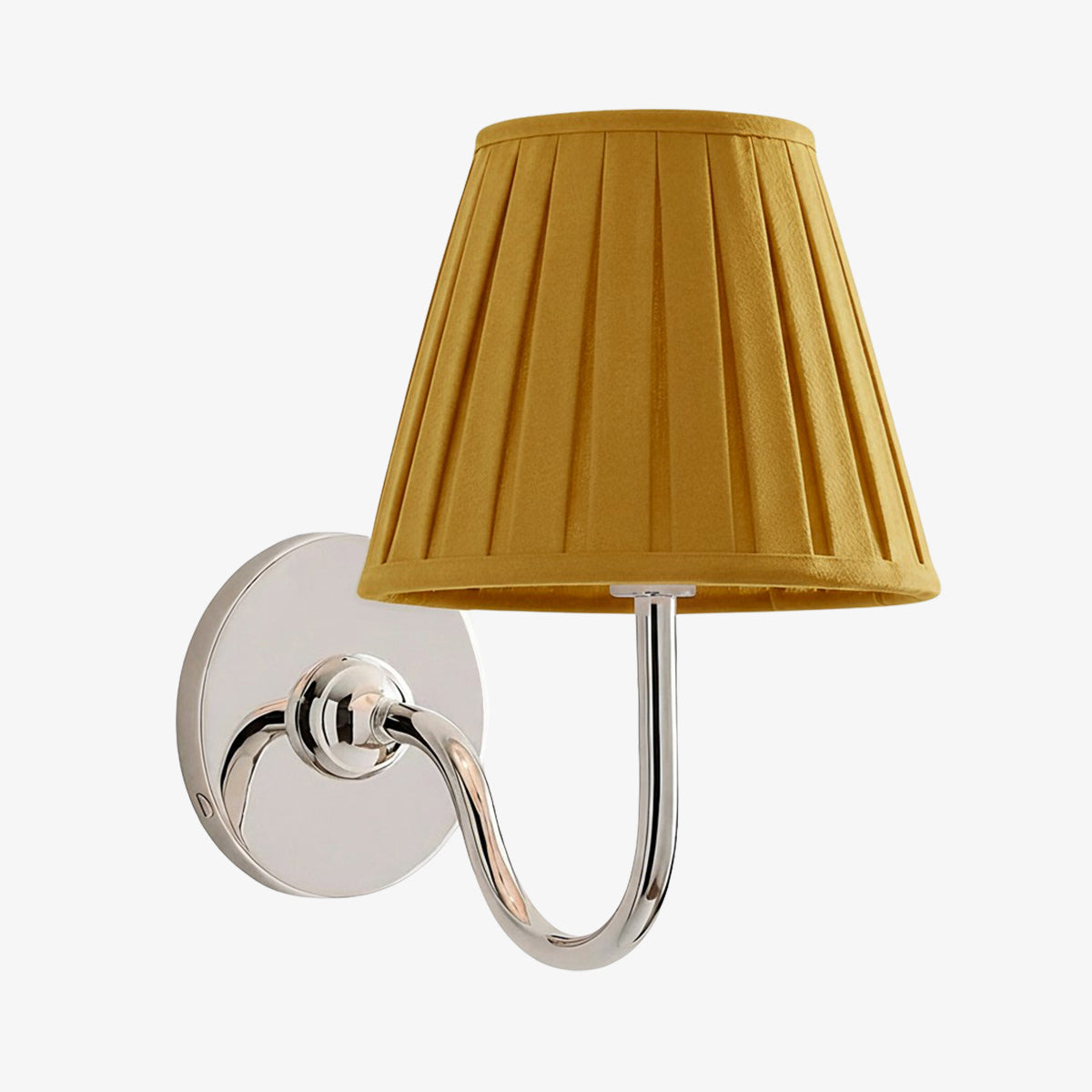 Applique murale élégante à abat-jour plissé en tissu – Éclairage classique et raffiné pour chambre et salon | Koossa