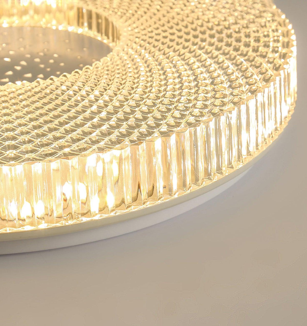 Modern LED Flush Mount Ceiling Light Fixture Acrylic Diffuser Round Panel for Bedroom Entryway Hallway Contemporary Design Gold White | Lonoma
