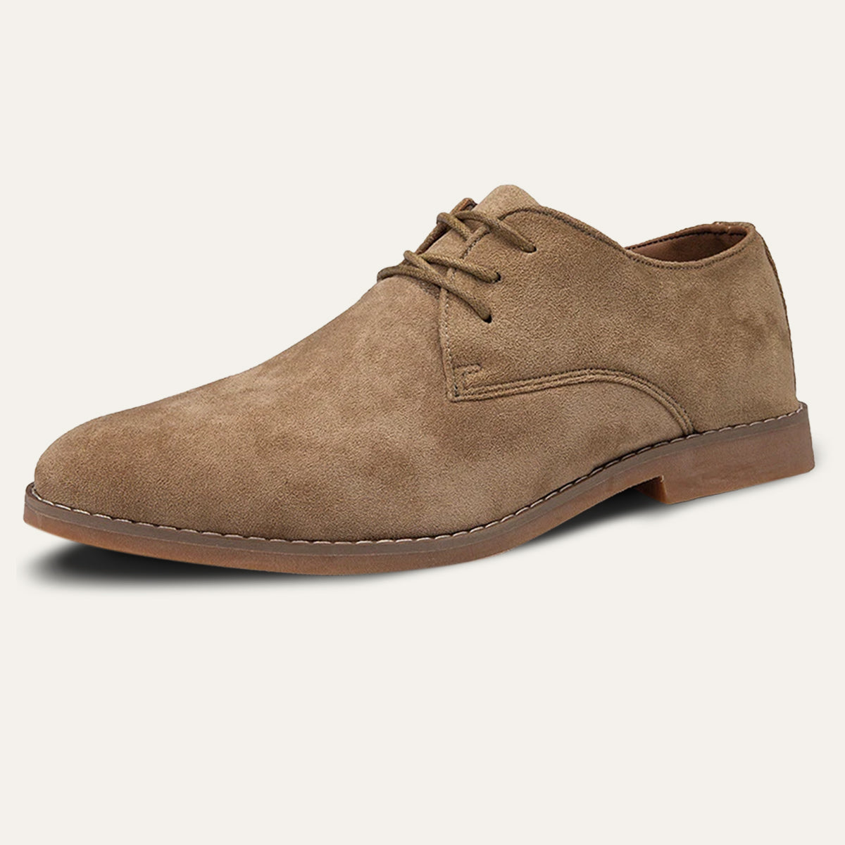 Men's Suede Oxford Lace-Up Dress Shoes – Versatile Leather Shoes for Work, Weddings & Casual Style | Lonoma