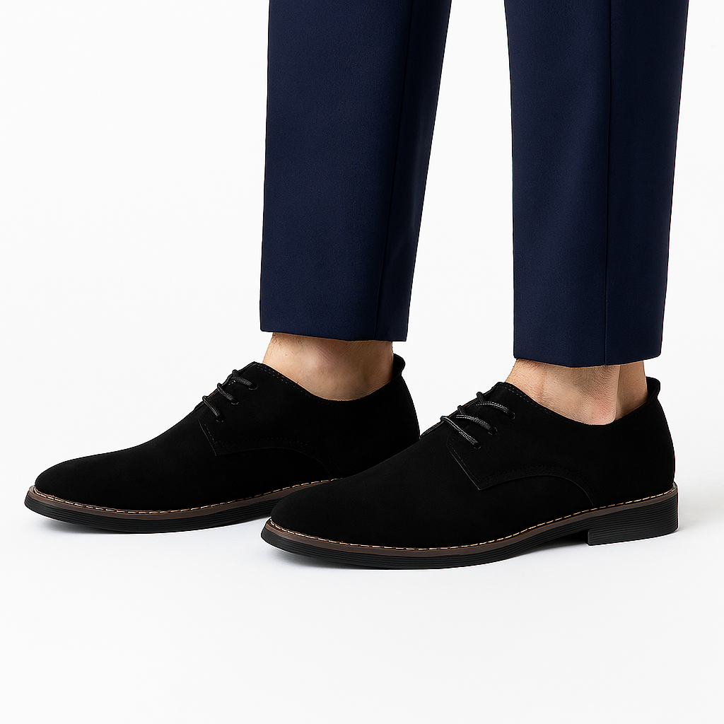 Men's Oxford Dress Shoes Business Casual Everyday Lace-Up Leather Derby Footwear Formal Office Work Wedding Professional | Lonoma