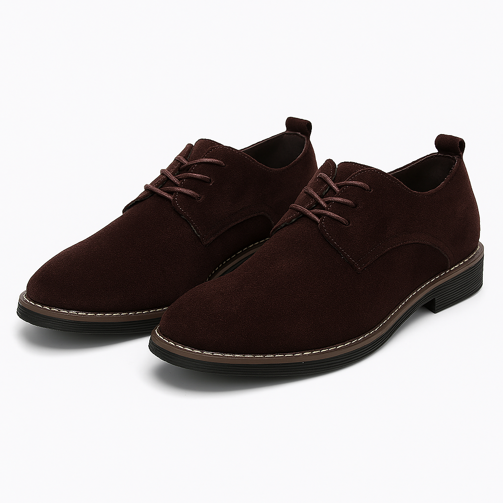 Men's Oxford Dress Shoes Business Casual Everyday Lace-Up Leather Derby Footwear Formal Office Work Wedding Professional | Lonoma