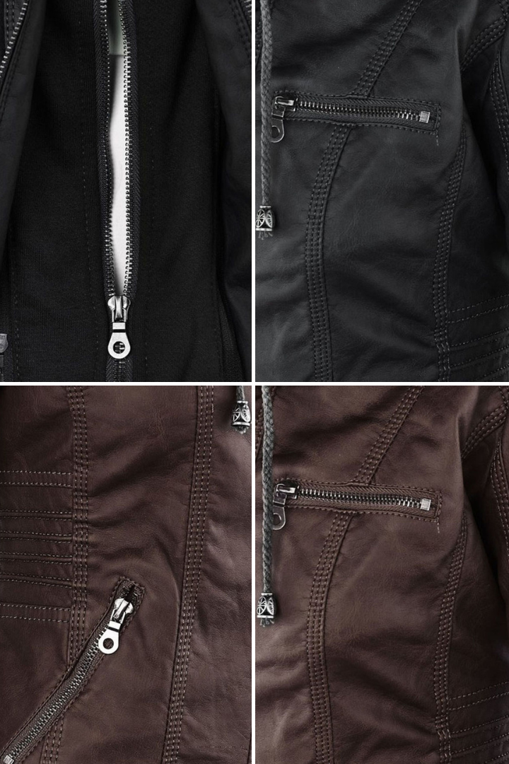 Women's Hooded Zip Winter Coat — Tailored Outerwear for Cold Weather Dressing & Urban Layering | Koossa