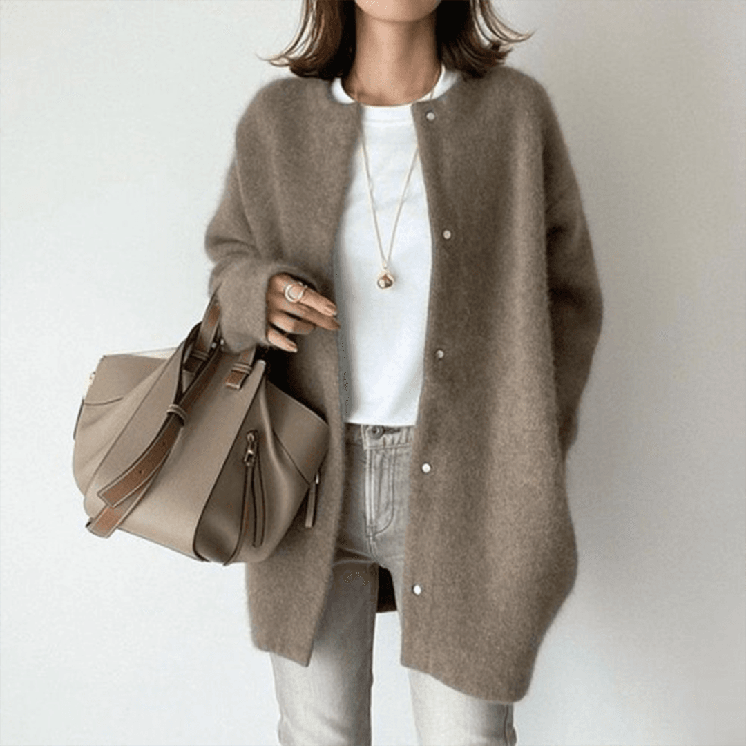 Women's Classic V-Neck Knitted Vest — Elegant Sleeveless Layering Piece for Office & Weekend Wear | Koossa