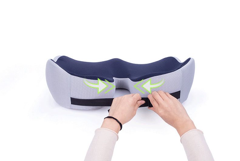 Ergonomic Orthopaedic Seat Cushion with Coccyx Relief — Pressure-Relieving Support for Office & Car | Koossa