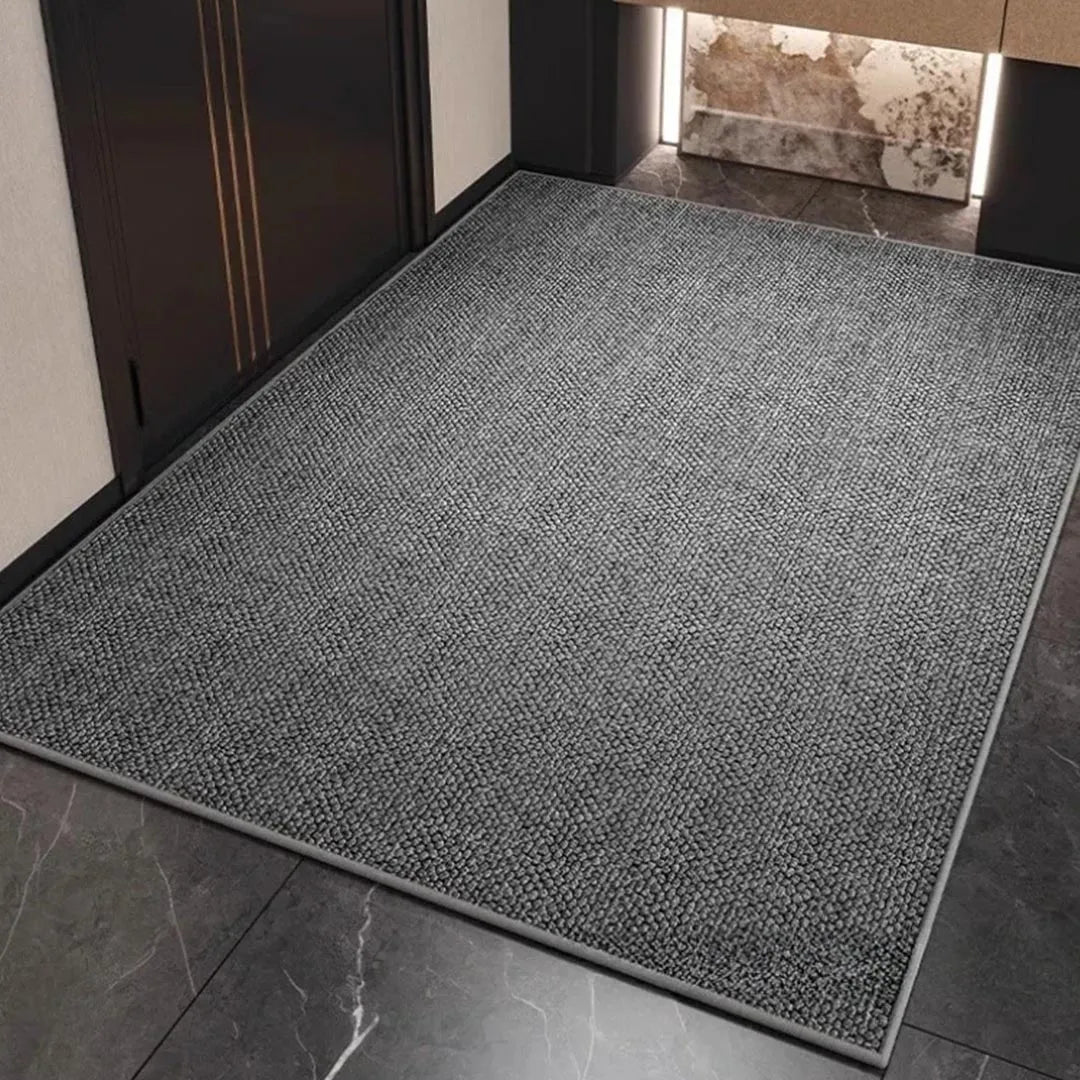 Paillasson Absorbant à Séchage Rapide Intérieur Extérieur Motif Géométrique Moderne Gris Beige Entrée | Koossa