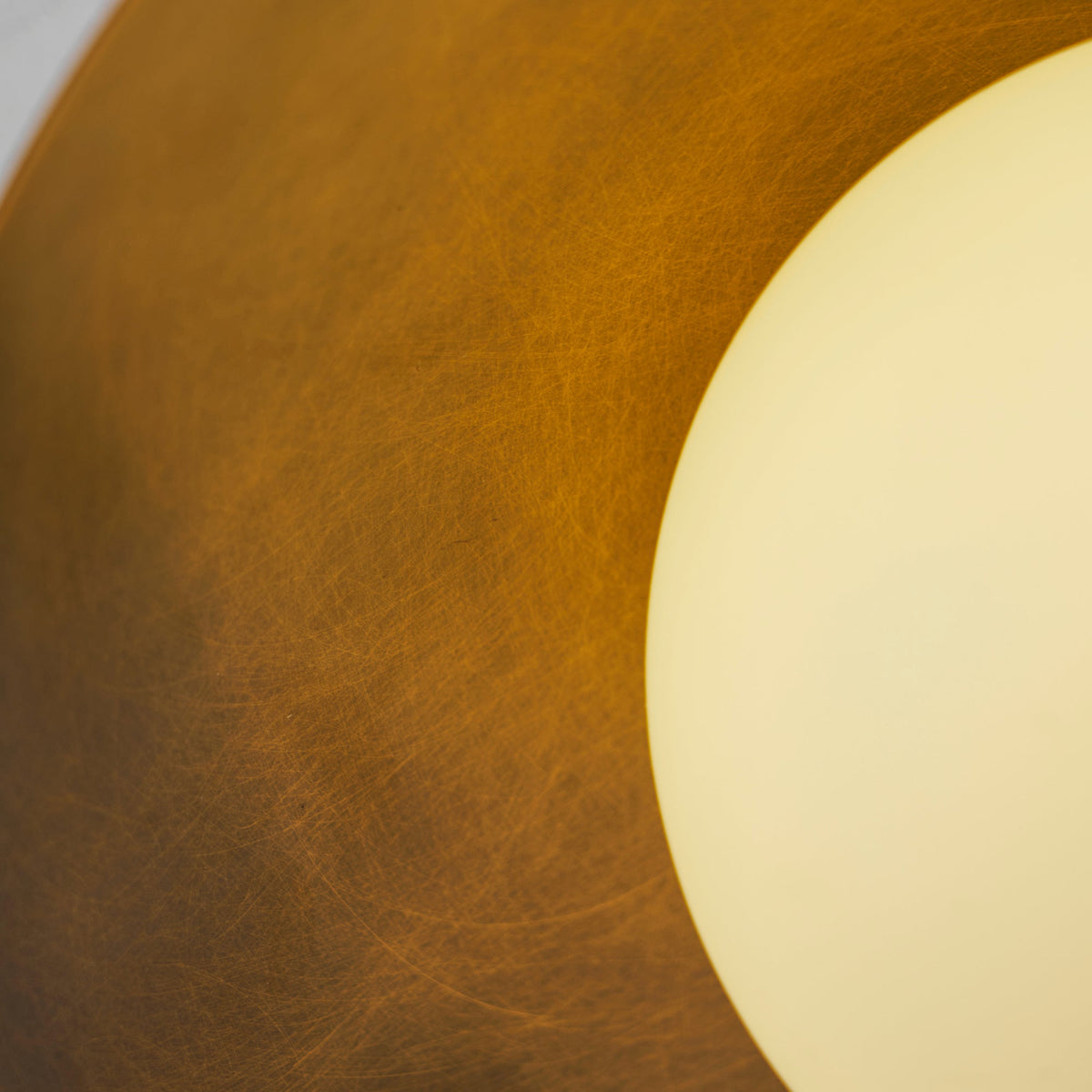 Semi-Flush Ceiling Light 10 in Brass Glass Shade Modern Fixture for Kitchen Hallway Bedroom Entryway | Lonoma