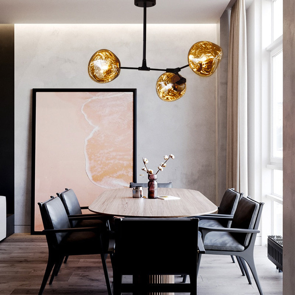 Globe Pendant Light 3 6 8 Bulb Modern Glass Sphere Hanging Ceiling Fixture Dining Kitchen Island | Lonoma