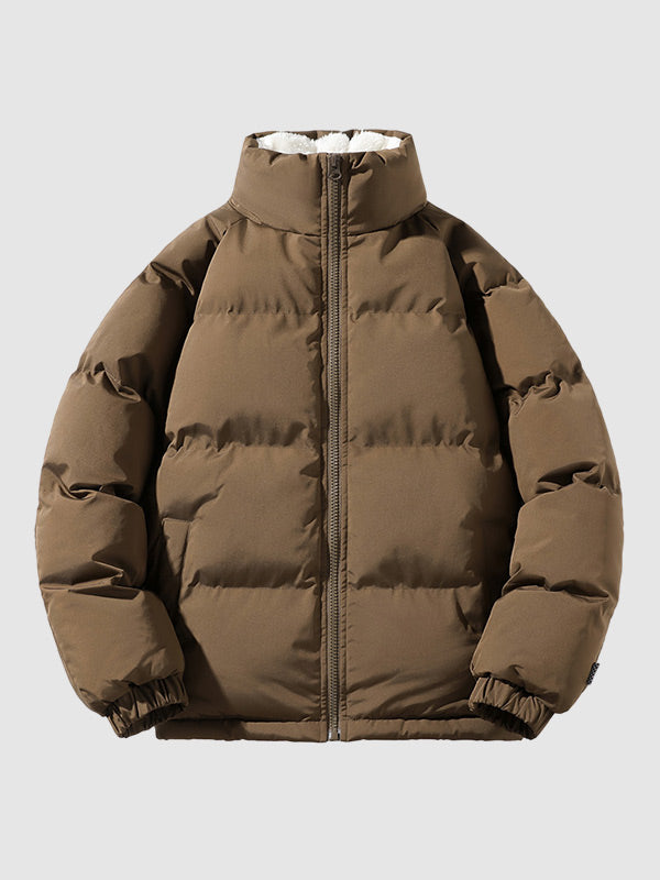 Men's Quilted Puffer Jacket in Classic Colours — Lightweight Winter Coat for Everyday Wear & Outdoor Activities | Koossa
