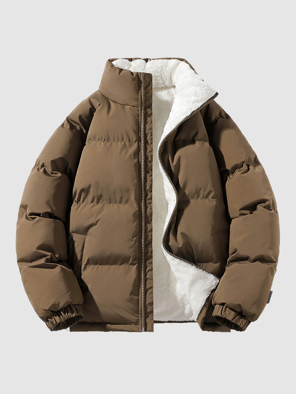Men's Quilted Puffer Jacket in Classic Colours — Lightweight Winter Coat for Everyday Wear & Outdoor Activities | Koossa
