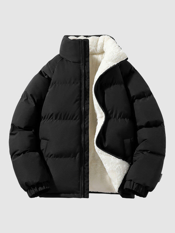 Men's Quilted Puffer Jacket in Classic Colours — Lightweight Winter Coat for Everyday Wear & Outdoor Activities | Koossa