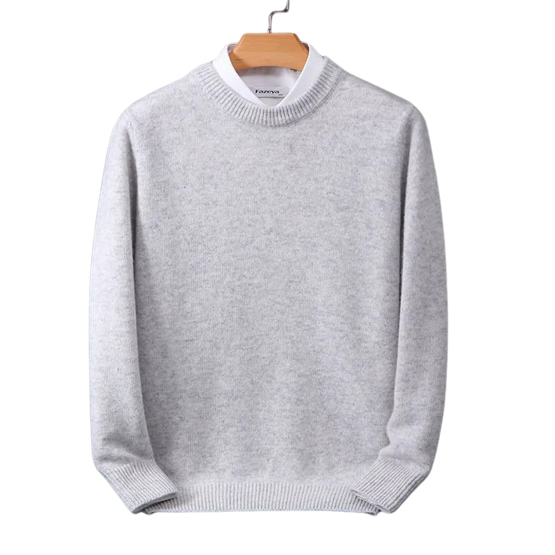 Men's Classic Crew Neck Jumper — Timeless Wardrobe Essential for Everyday Elegance & Relaxed Occasions | Koossa