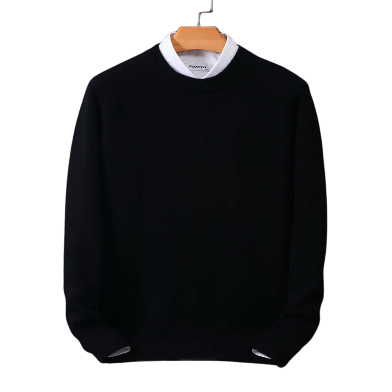 Men's Classic Crew Neck Jumper — Timeless Wardrobe Essential for Everyday Elegance & Relaxed Occasions | Koossa