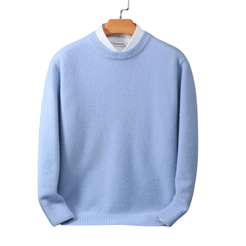 Men's Classic Crew Neck Jumper — Timeless Wardrobe Essential for Everyday Elegance & Relaxed Occasions | Koossa